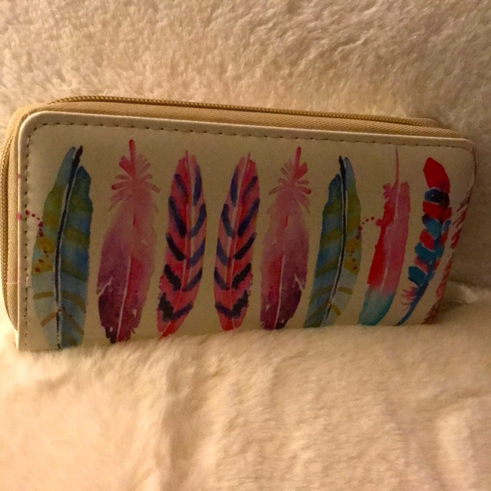 (Feather Pattern, Wallet - image 3